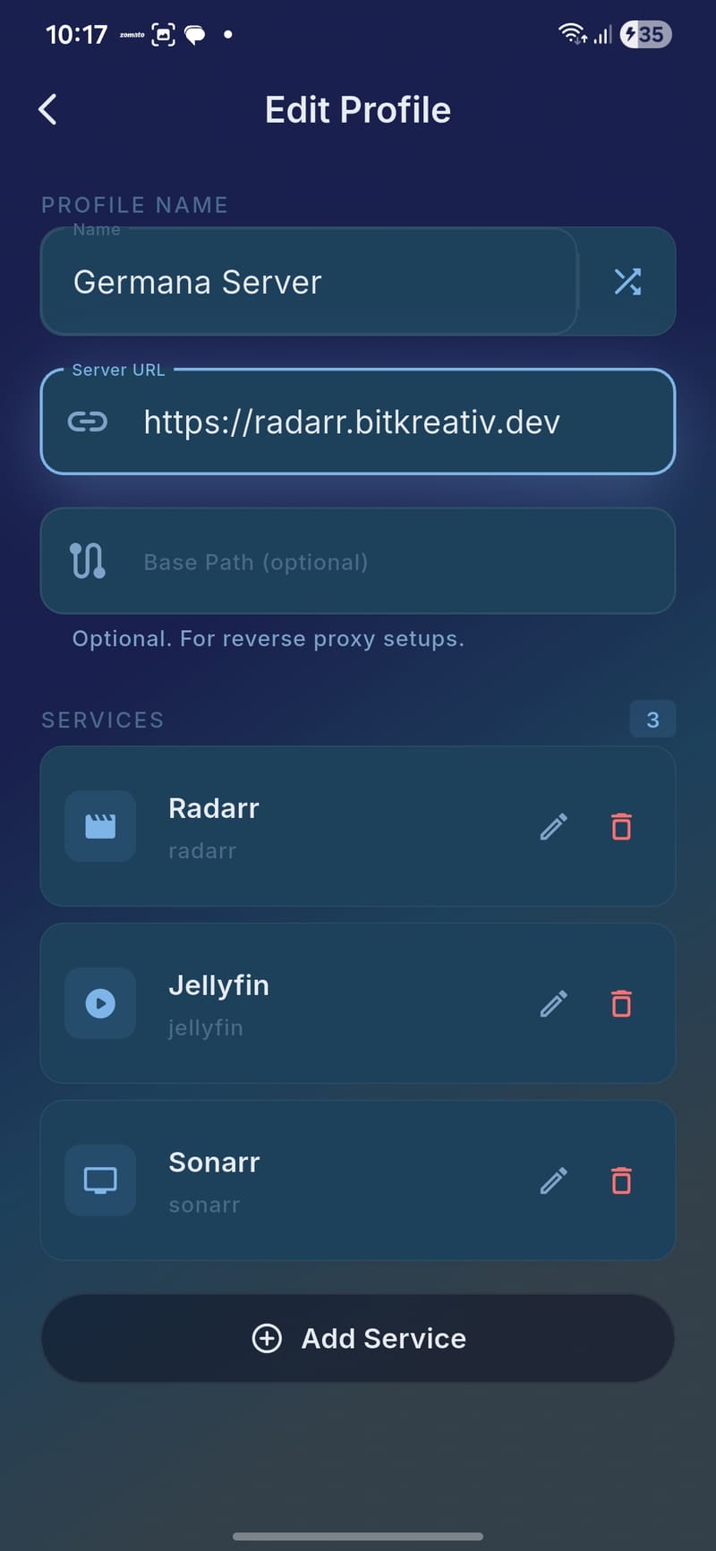 ArFlix - Edit Profile