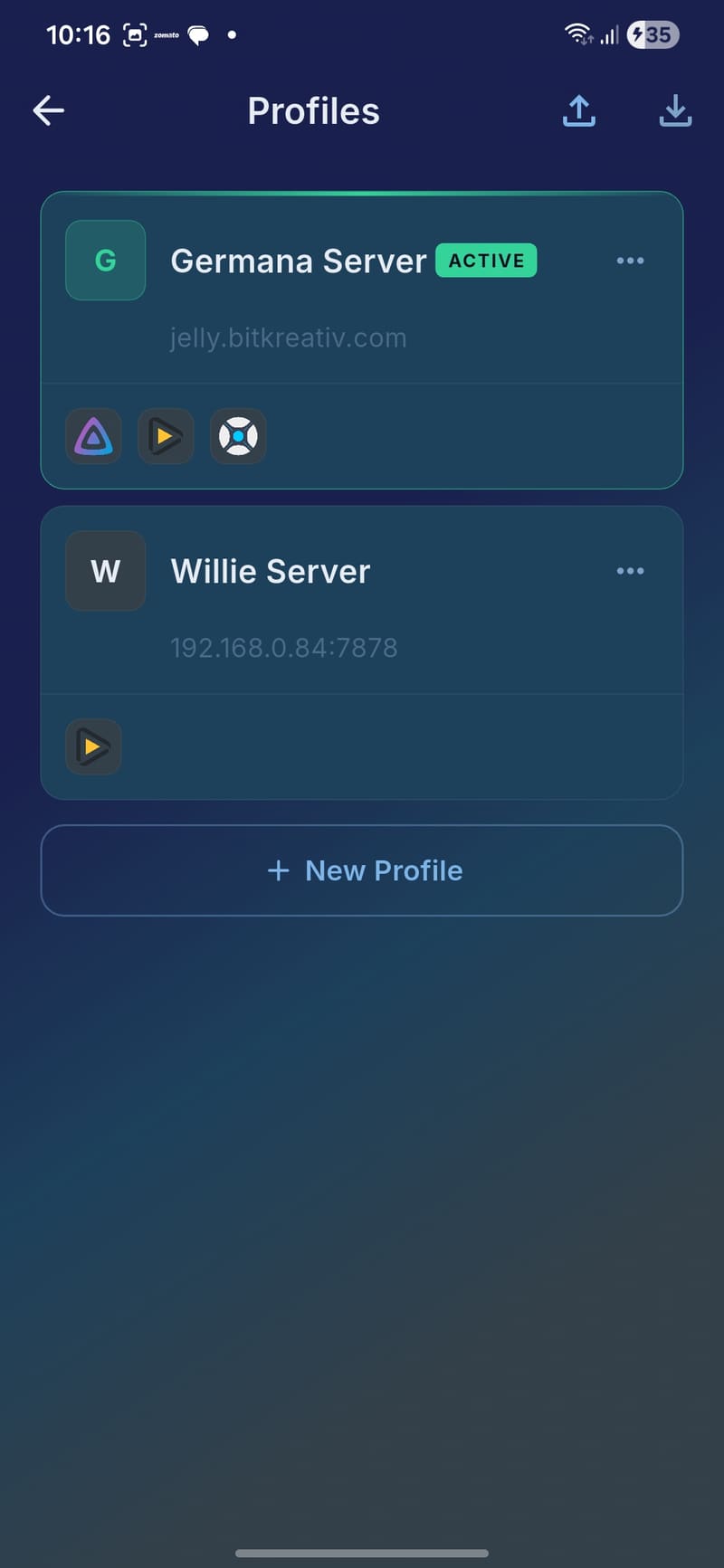 ArFlix - Profiles
