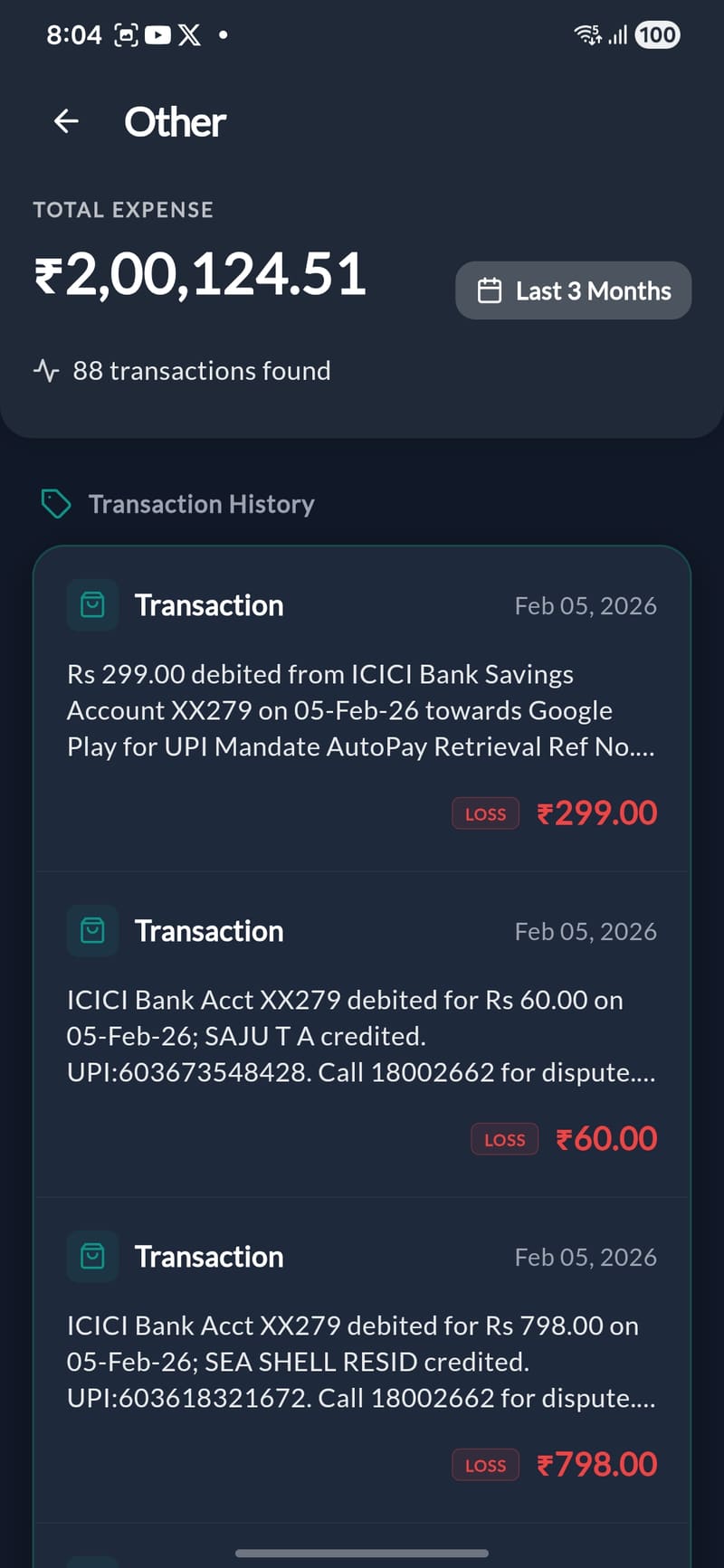 Textlytics - Transactions