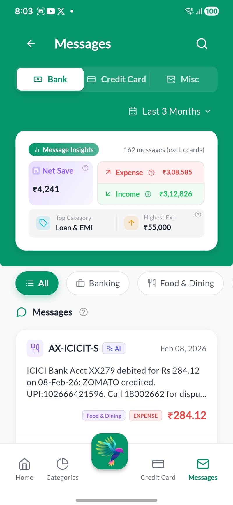 Textlytics - Messages